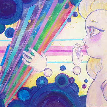 a prism to touch