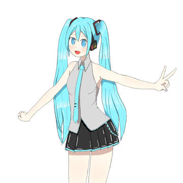 ミクさんピース