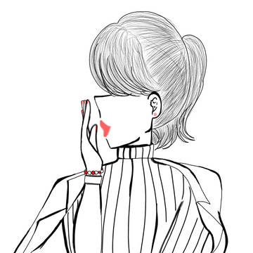 韓国風 ファッションイラスト
