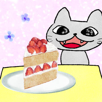 ショートケーキ猫
