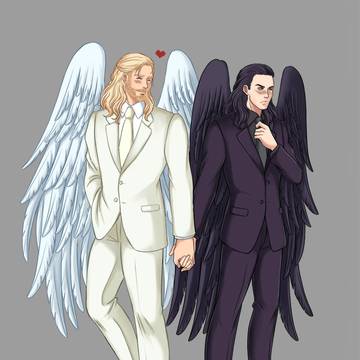 Thor and Loki-Angel and Demon