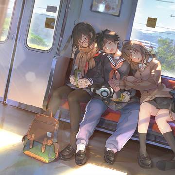 いつも終点までいっちゃう3人