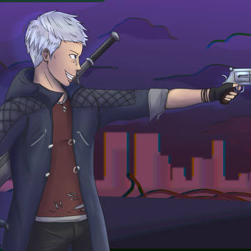 Nero from Devil May Cry 5 fanart