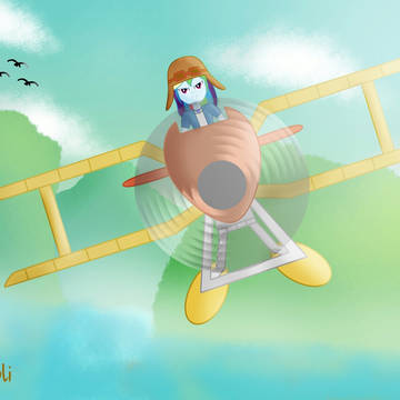 Rainbow Dash and The Plane