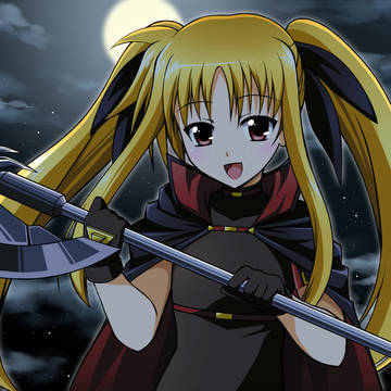 夜に舞う金色の少女