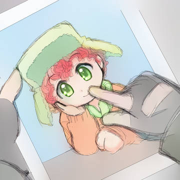 Cartman carry Kyle's photo?