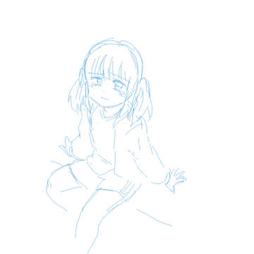 使い方よく分からないままpixivsketchで描いてみたやつ