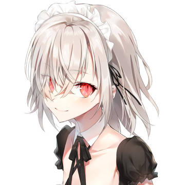 目隠れメイドちゃん