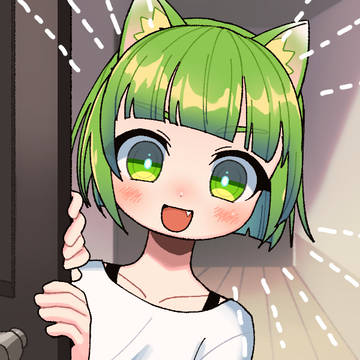 あの子がこっちを見ている[抹茶]