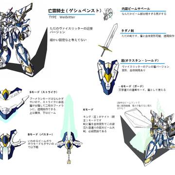 武装含めて完成、亡霊騎士