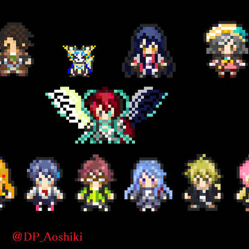 【グリムワルド工房】イース&東亰ザナドゥのキャラドッド絵