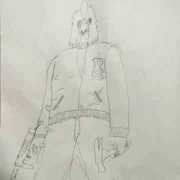 Jacketさん模写