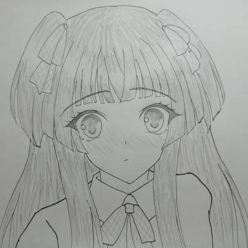 表紙落書きと線画