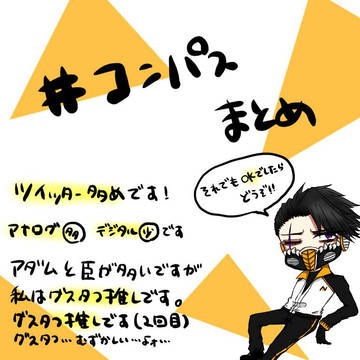 #コンパスらくがきまとめ1