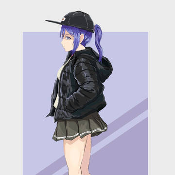 ミドル丈ダウン