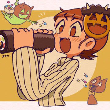 カボチャの魔女と節分🎃✨👹