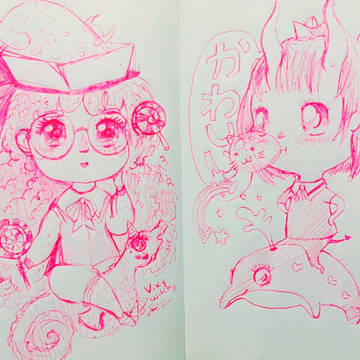 Little demon Lola & viky witchy