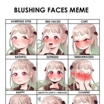YASHIRO NENE blushing faces