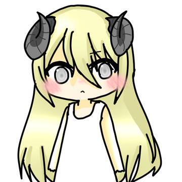 こういう角タイプの悪魔っ子すき