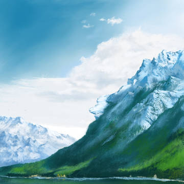 snow mountain