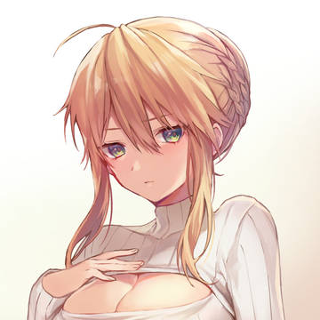 【FGO】上乳胸開きタートルネック