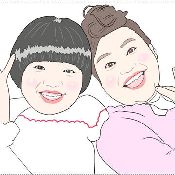 似顔絵描きました　