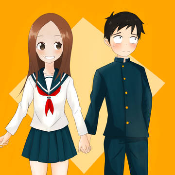 先に手を離したほうが負けだよー