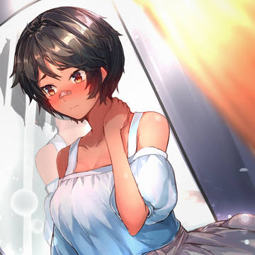 オレっ娘に可愛い服を着せてみた。