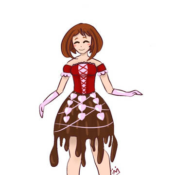 Ochaco on Valentine's Day