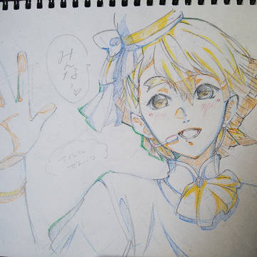 アイドルな2人を描いてみた