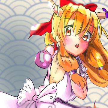 東方イラスト　萃香