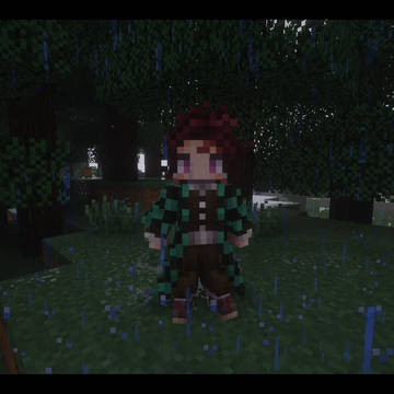 【Minecraftx秦无心】鬼灭之刃系列时装展示