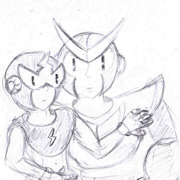 Megaman Doodles Log1