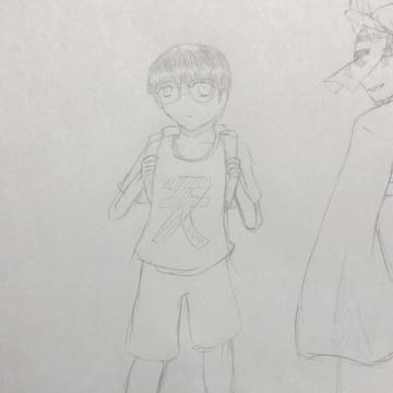 折った筆を取り戻すラクガキ34、35