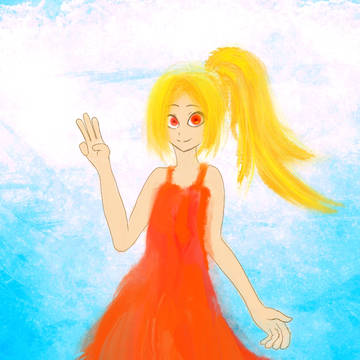 赤い歌姫と青空へ祝福を