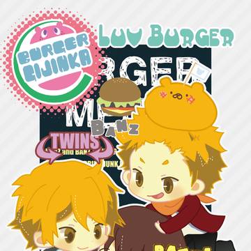 ハンバーガー擬人化
