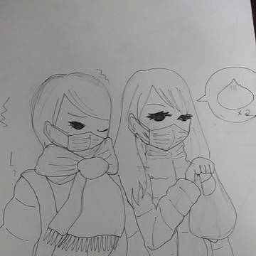 ある冬の下校中