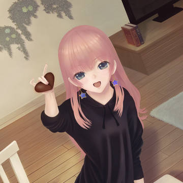 味見させてあげるー♪