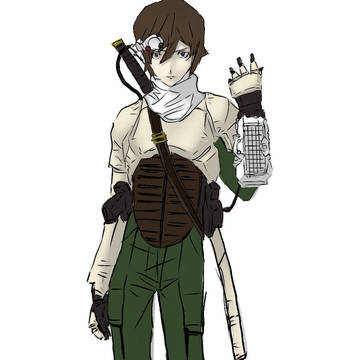 メガテンⅠ主人公 トレス絵