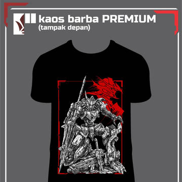 kaos barbatos 2 tone