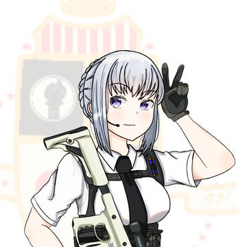銃を持つ少女