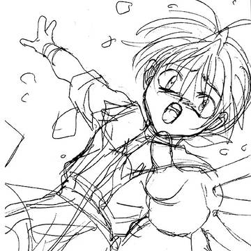 ラフ絵<メル>