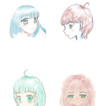 第一次发画
