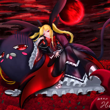 深紅の傍観者