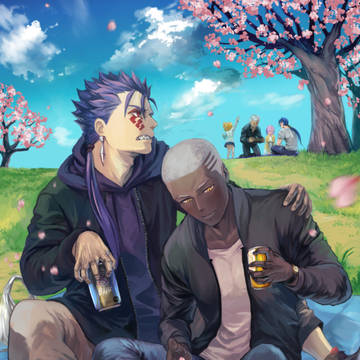 狂王黒弓同棲アンソロジー【365】イラスト(Web再録)