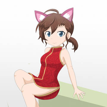 チャイナドレスまな（リク絵）