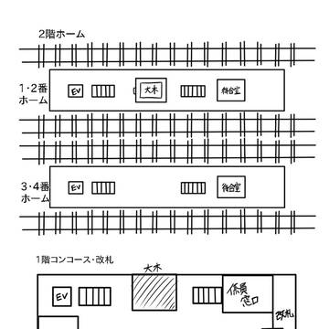 CoCシナリオ　神の木駅　MAP