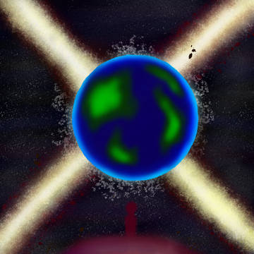 青い星