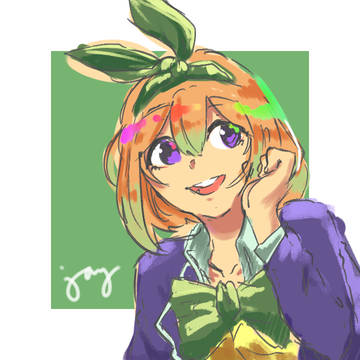 四葉ちゃん描いてみた。