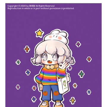 rainbow girl